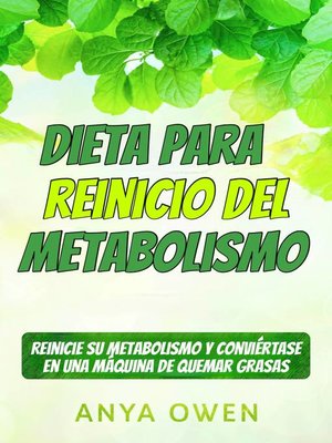 cover image of Dieta para reinicio del Metabolismo